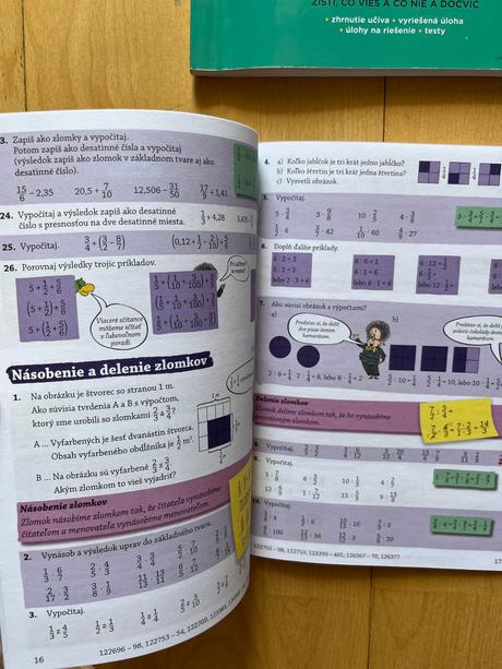 Matematika 7. rocnik - ucebnica + precvičovanie,
