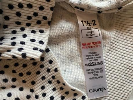 Kvalitný svetrík s guličkami  zn. george v. 86/92, george,86