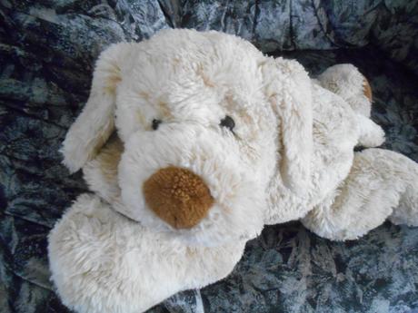 Plyšový ležiaci pes ty 53 cm,