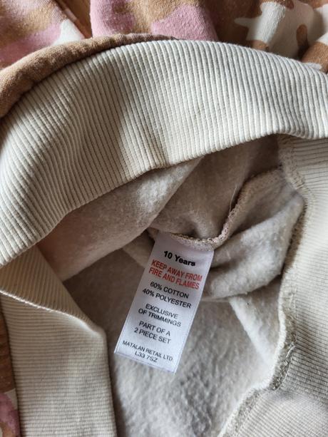 Maskáčová mikina girlswear na 10 rokov, matalan,140