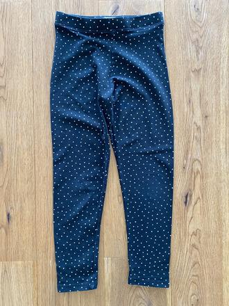 Bodkovane leginky, mango,122