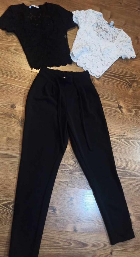 Nohavice moderné elastické nenosené 158/164, reserved,158