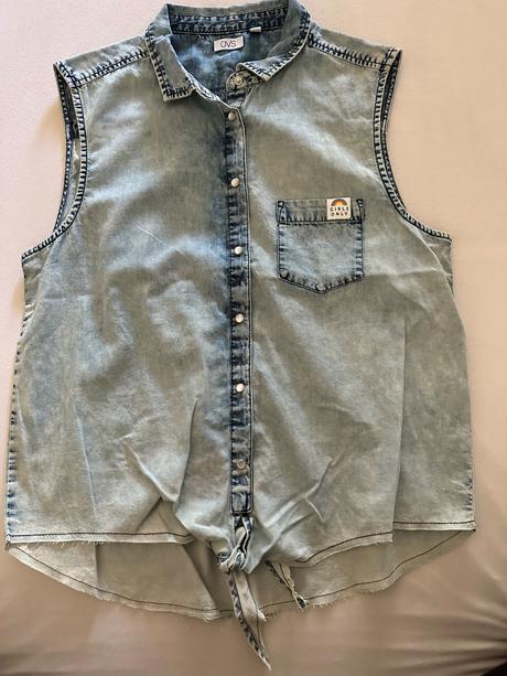 Riflová košeľa/vesta, ovs,170