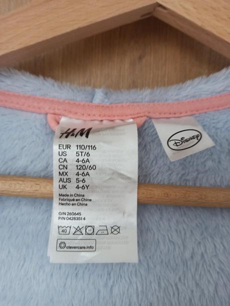 Zupan frozen h&m 110/116, h&m,116