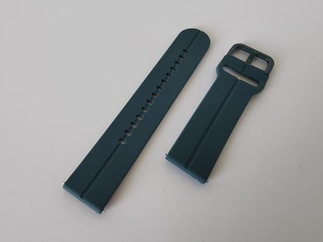 Tmavozelený silikónový remienok na hodinky 20 mm, 