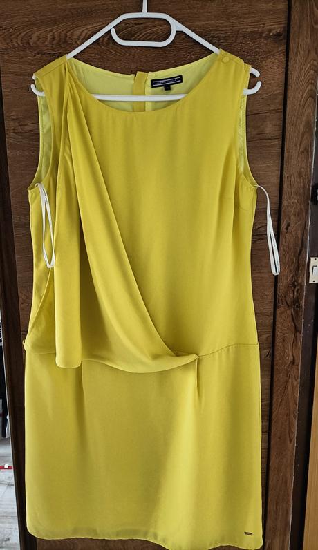 Tommy hilfiger..citrónove šaty.veľkosť 38, tommy hilfiger,m