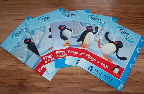 Dvd pingu 5ks, 