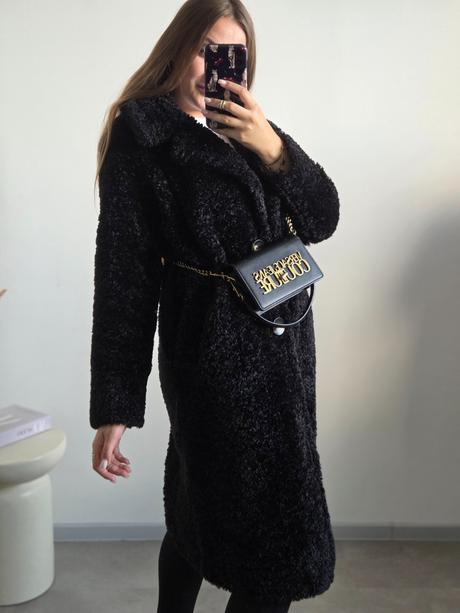 Čierny kabátik 38, f&f,38