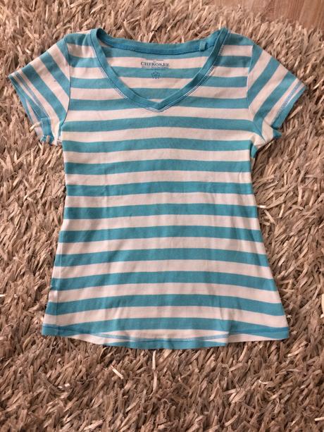 Bavlnené pásikové tričko, f&f,m