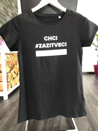 Tričko čierne bavlnené zoot, m