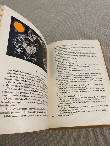 Stará retro rozprávka manitouov dar indiánske rozp, 