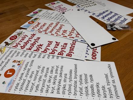 Tabule s magnetom vybrane slova, 