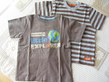 Pružkové bavlnené tričko, mothercare,104