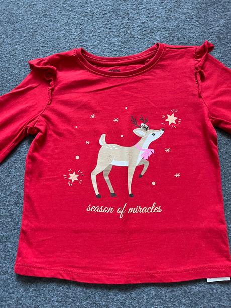 Vianočné tričko, sinsay,104