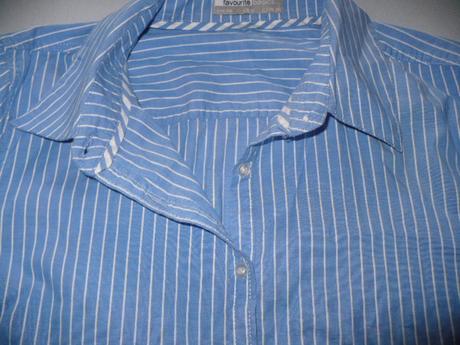 Pásikavá modro biela košela, basics,l