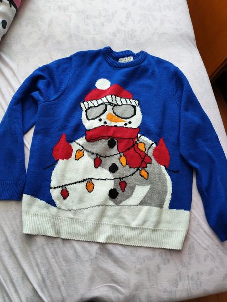 Vianočný pulover, f&f,xl