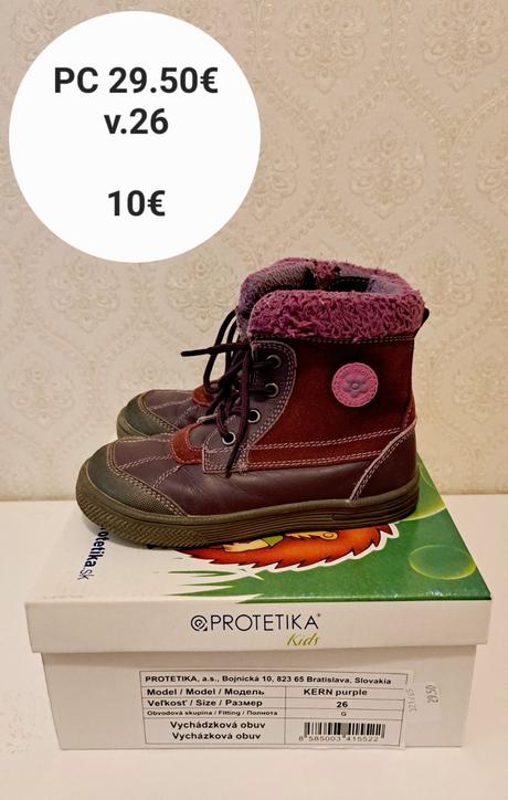 Protetika prechodné dievčenské topánky, protetika,26