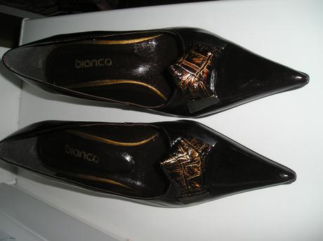 Čokoládové lakované lodičky, 40