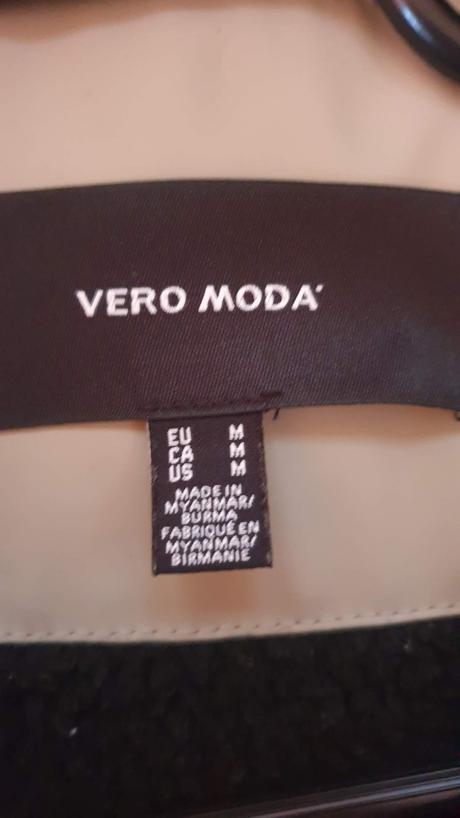 Kabát nepremokavý sivozelený vero moda m/l, vero moda,m