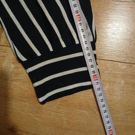 Pásikavé ležérne bavlnené tričko, tchibo,46