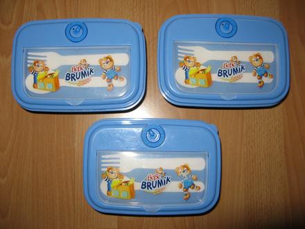 Box na desiatu s priborom,