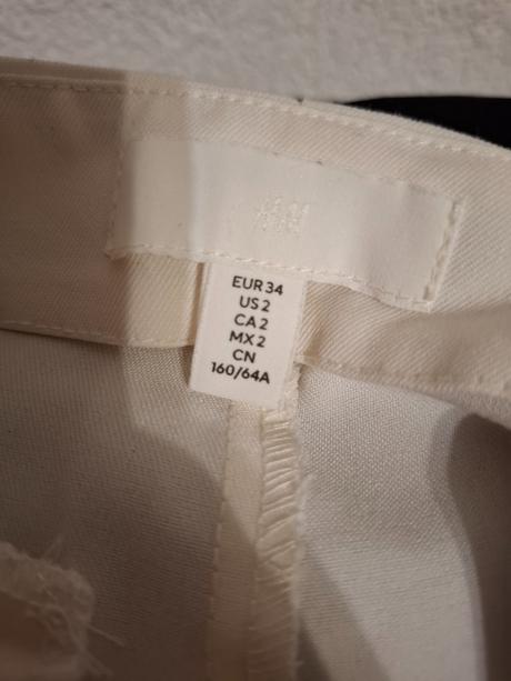 Biele skort h&m, h&m,xs
