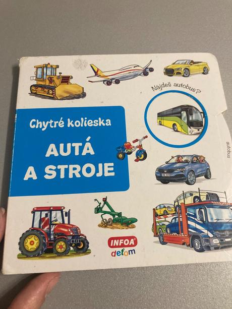 Pekná knizka o dopravných strojoch,