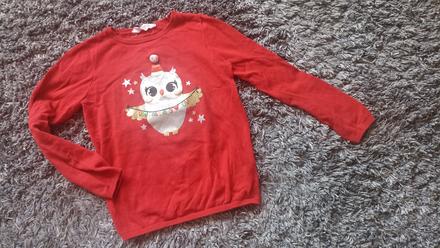 Vianočný svetrík, h&m,134