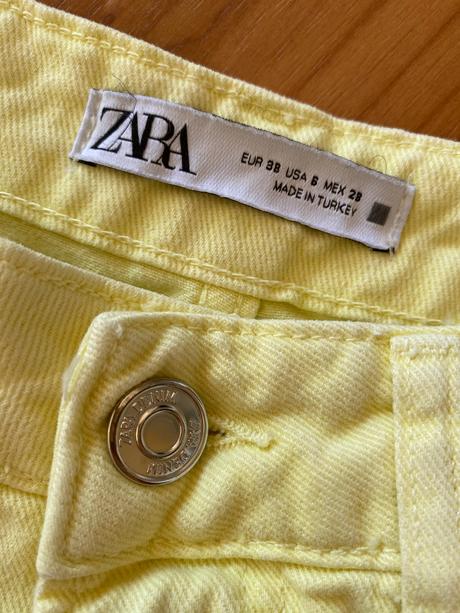 Zara - žlté džínsy, zara,26