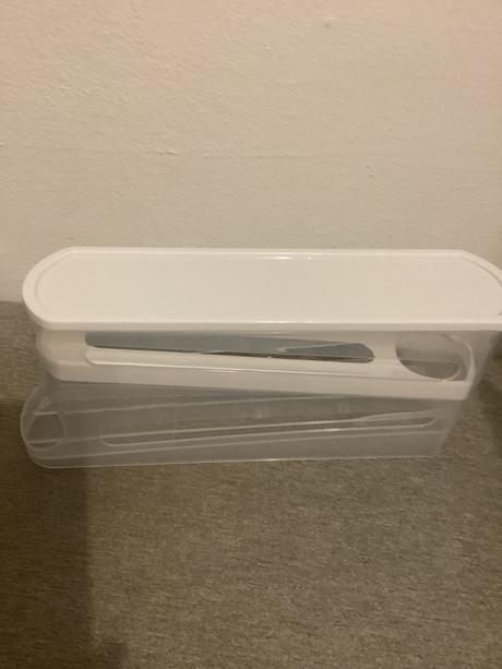 Priehľadný automatický rolovací držiak na vajcia,