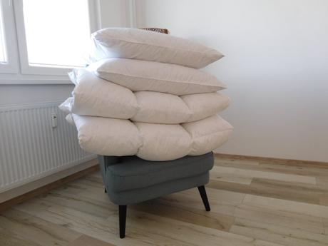 Paperové palony ,vankúše nové,