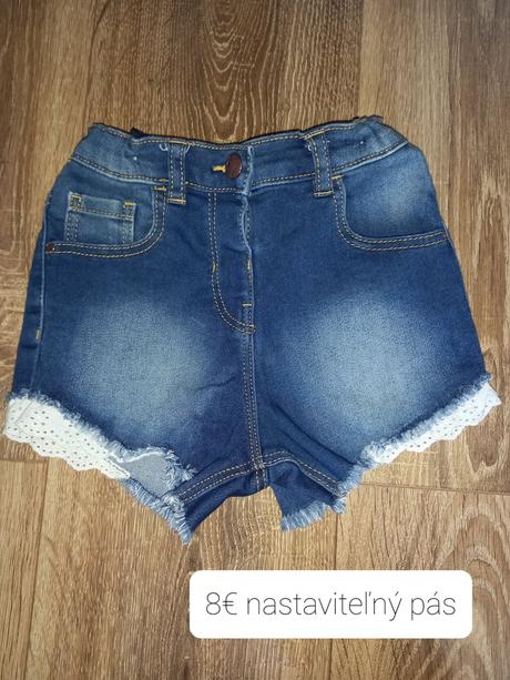 Riflové šortky, george,104