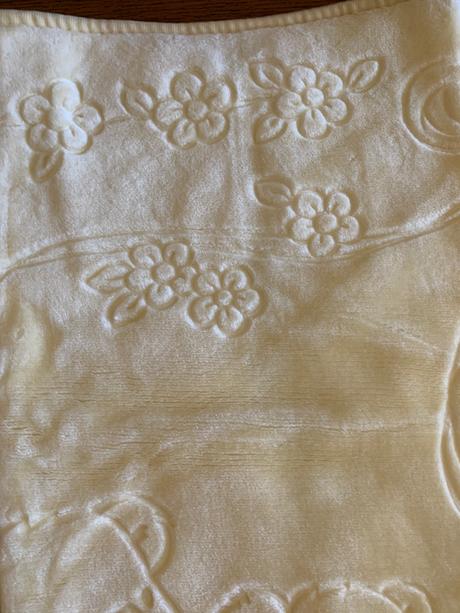 Španielska deka/vak s motívom macíkov a kvetov,