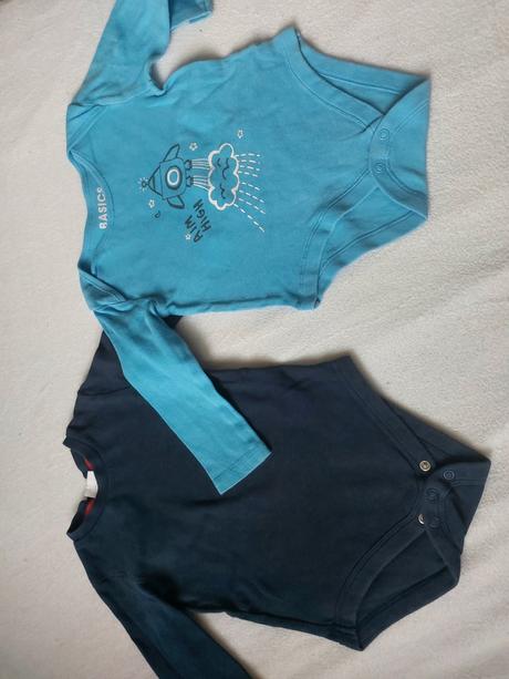 Balík body, nohavice na trakoch, tričko reserved, 86–98