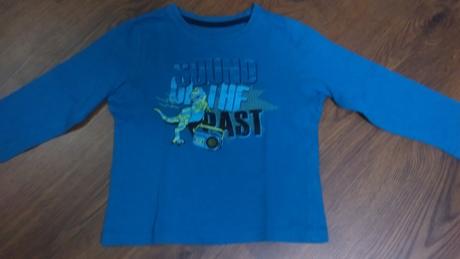 Modré tričká 110/116 - 4 ks, lupilu,110
