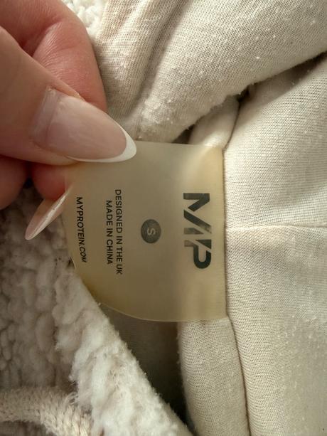 Mp hrubá krémová mikina, s