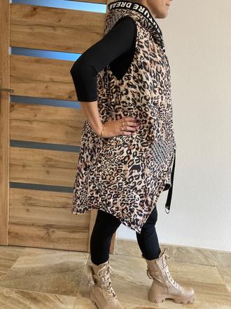 Vesta leopardací vzor xl,2xl,l, xl