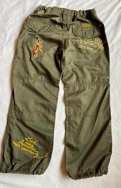 7/8 športové nohavice s nášivkami v. 140, 140