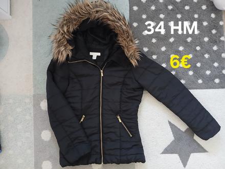 Zimna bunda xs, h&m,xs