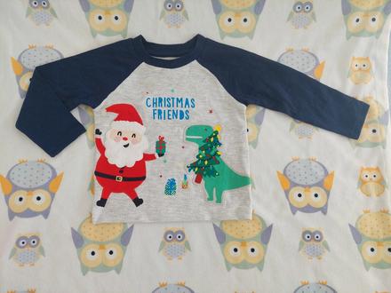 Vianočné tričko zn.primark veľ.80, 80