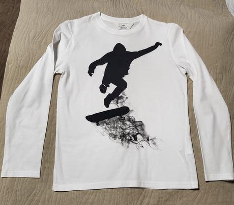 Tričko dlhý rukáv velk. 146/152, h&m,146