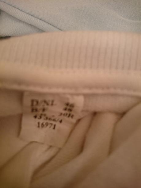 Tenšia dámska mikina na zips, biela, xxl