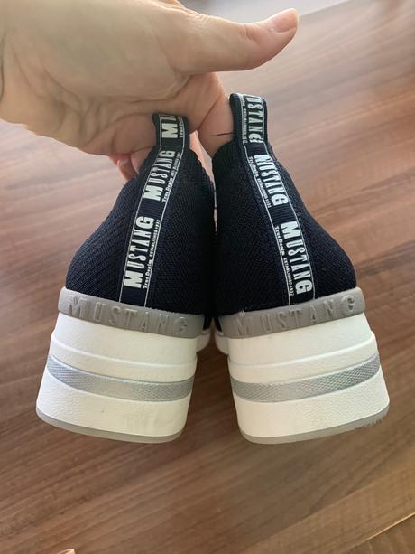 Tenisky mustang na platforme, mustang,41