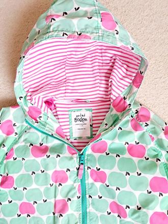 Prechodná bunda s kapucňou, mini boden,152
