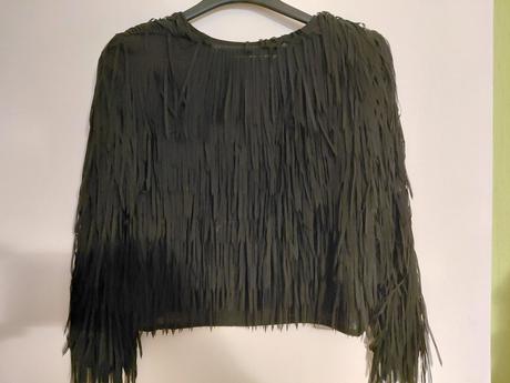 Suprava-šaty a sako so strapcami,vel. s,zn.guess, guess,s