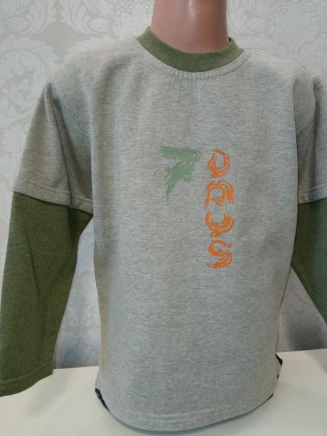 Chlapčenská melírovaná tenká mikina 7 days (128), 128