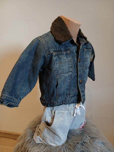 Chlapčenská rifľová bunda zateplená (12mes.), timberland,80