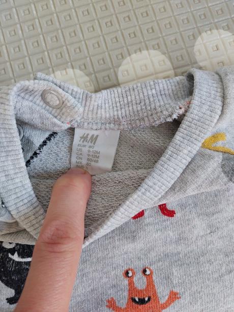 2x svetrík + mikina, h&m,80