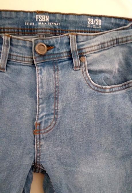 Rifle elastické jeans nohavice ako nové 29/30 new, fishbone,30