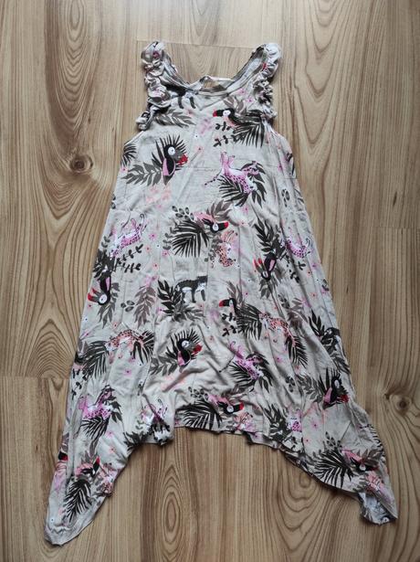 Šaty džungľa 98/104, h&m,104